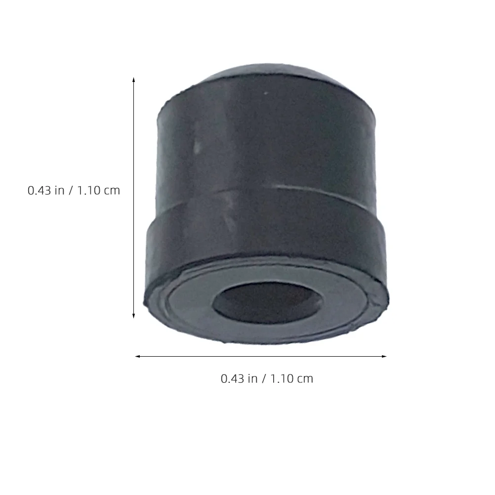 5 Pcs Trombone Trumpet End Covers Rubber Stopper Caps Supplies Feet Finger Buttons Tips trombone accessory
