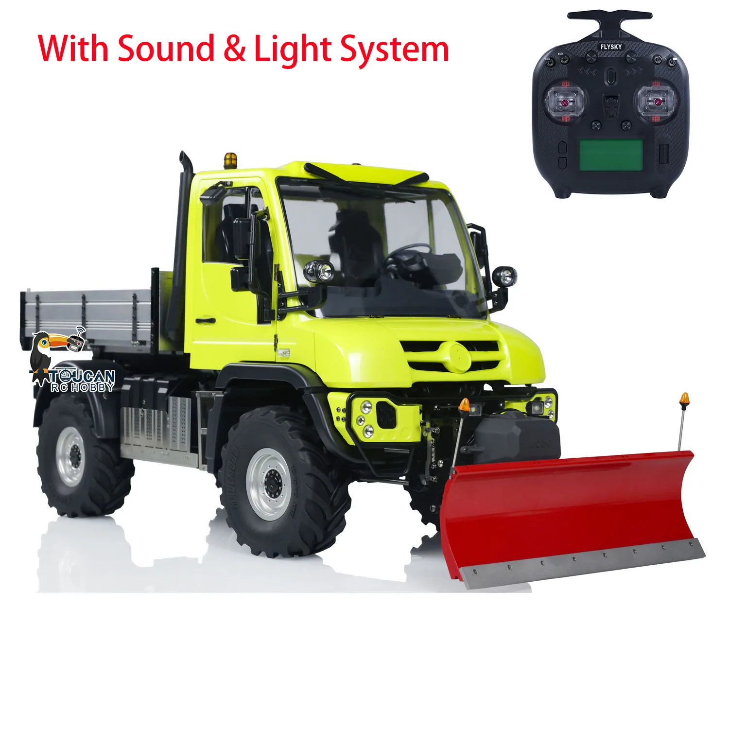 1/10 U423 4X4 Hydraulic RC Crawler Car Remote Control Off-road Dumper Snow Blade Painted and Assembled Car Toy Gift Ready to go 2