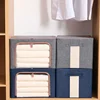 Foldable Storage Bag Large Quilt Storage Organizers Clothes Blanket Organizer Box Dust-proof Wardrobe Clothes Cabinet Organizer 1
