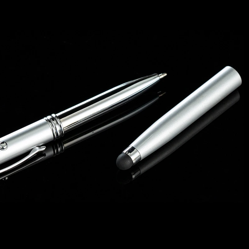 Puntatore Luce Rossa Stylus Multifunzione 4 In 1 - Penna A Inchiostro, Torcia, , Per Touchscreen Stylus Per Touchscreen Universale
