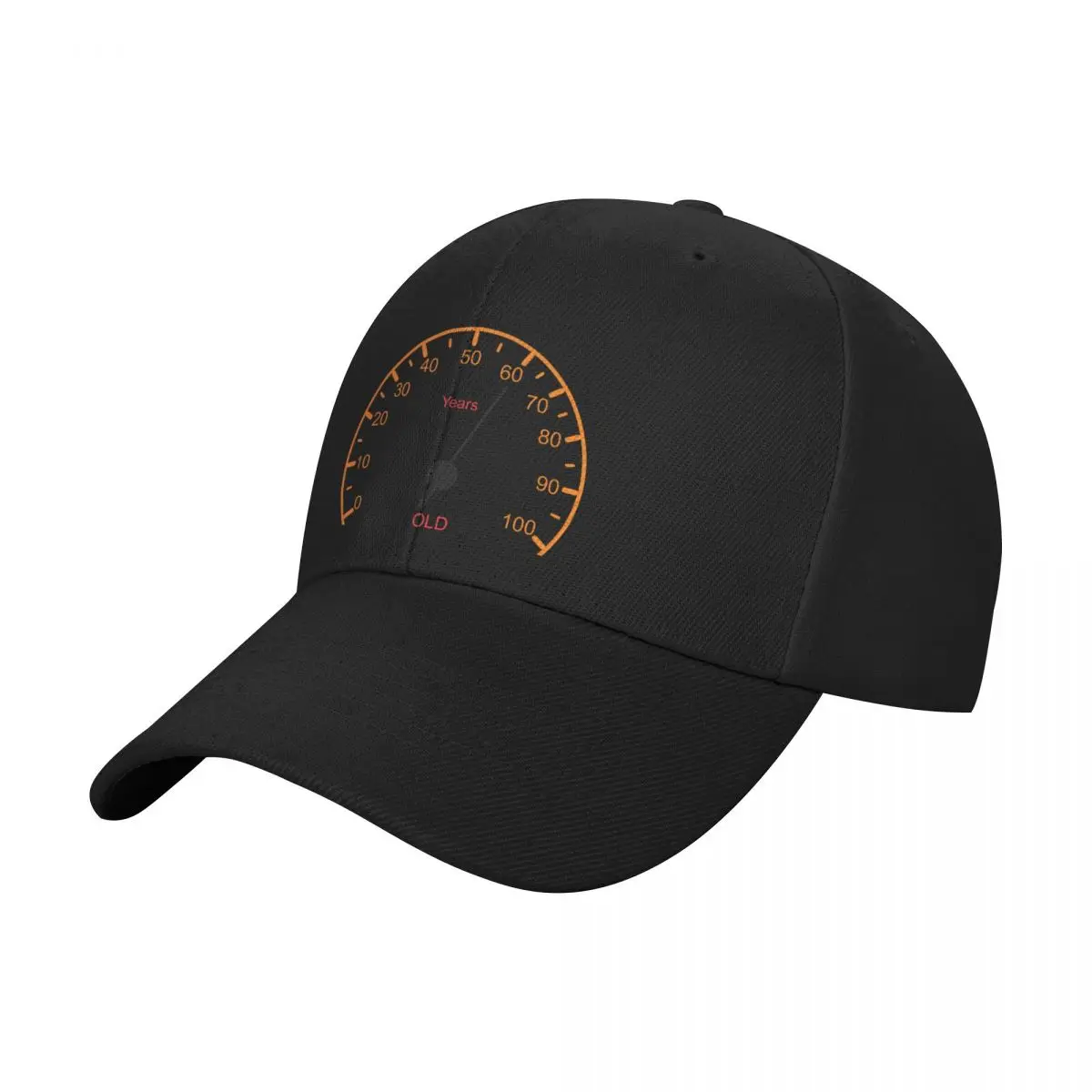 

60 Years Old Speedometer Baseball Cap Streetwear Ball Cap Kids Hat Trucker Hats For Men Women's