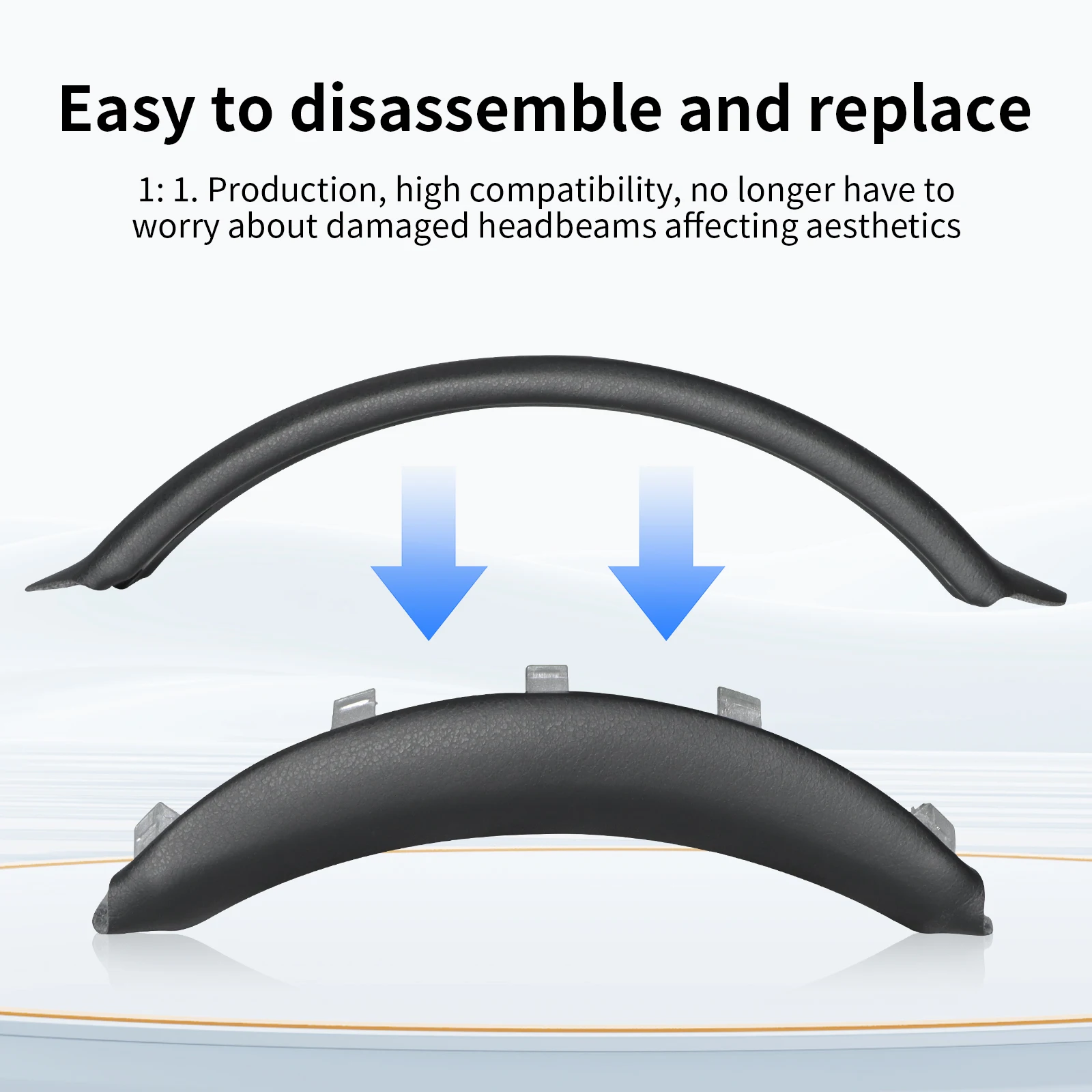 Headband Cover for Sony WH-1000XM3 (WH1000XM3) Headsets, Replacement Headstrap Pad Repair Part