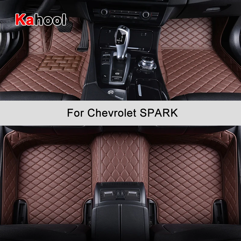 

Автомобильные коврики KAHOOL на заказ для Chevrolet SPARK, автомобильные аксессуары, коврик для ног