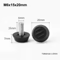 M6x15x20mm