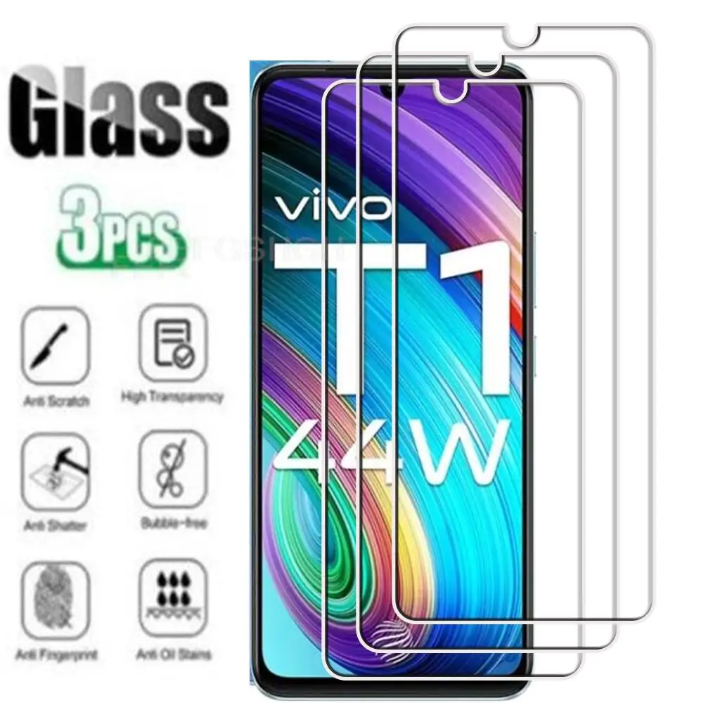 

HD защитное закаленное стекло для Vivo T1 44W Y55 4G iQOO Z6 44w V2153 6,44 "2022 Защитная пленка для экрана Защитная пленка