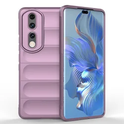 Airbag Anti-Drop Shockproof Armor Heavy Duty Case for Honor70 Pro Plus (Purple)