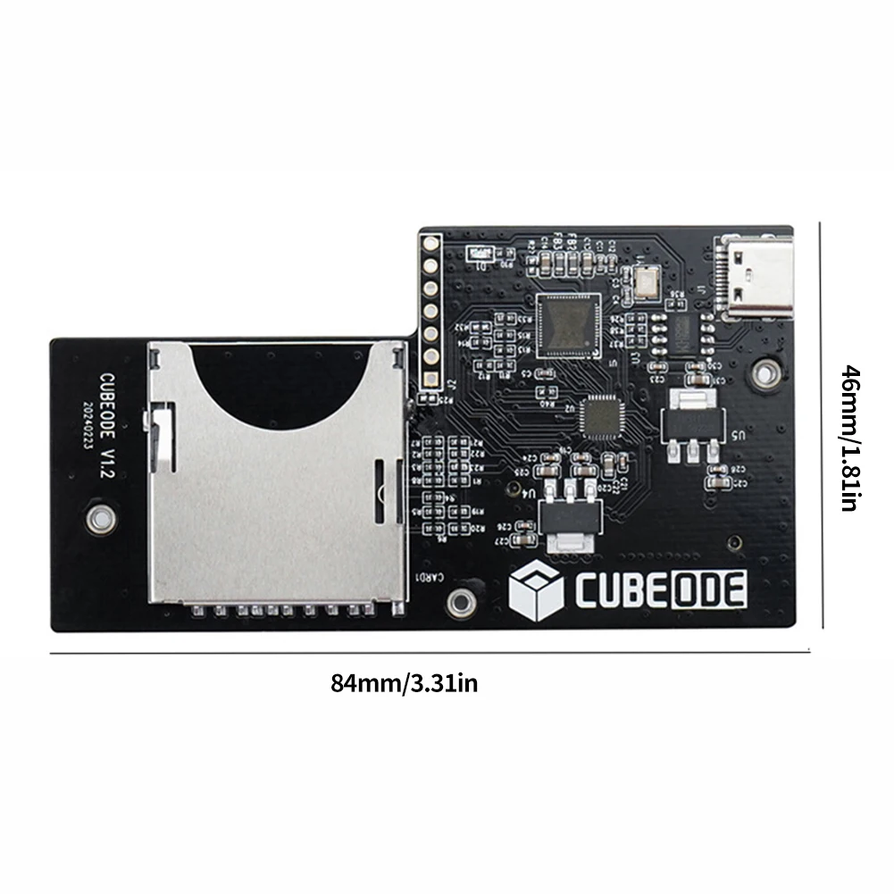 CUBEODE V1.2 Optical Drive Emulator Board No SD2SP2/SDGecko Required Replace Original DVD Drive for NGC GameCube Game Console
