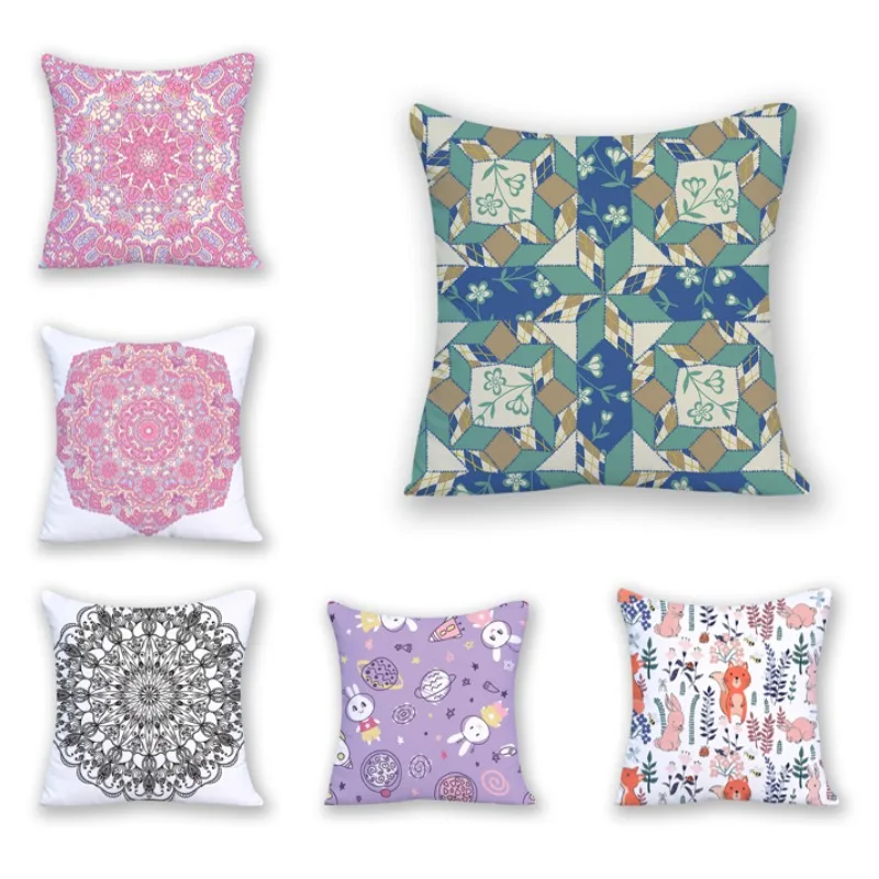 

Comfortable Nordic Living Room Decor Christmas Pillow CoverCushion Cover 45x45 Pillow for Sofa Kids Room Home Decor DF468