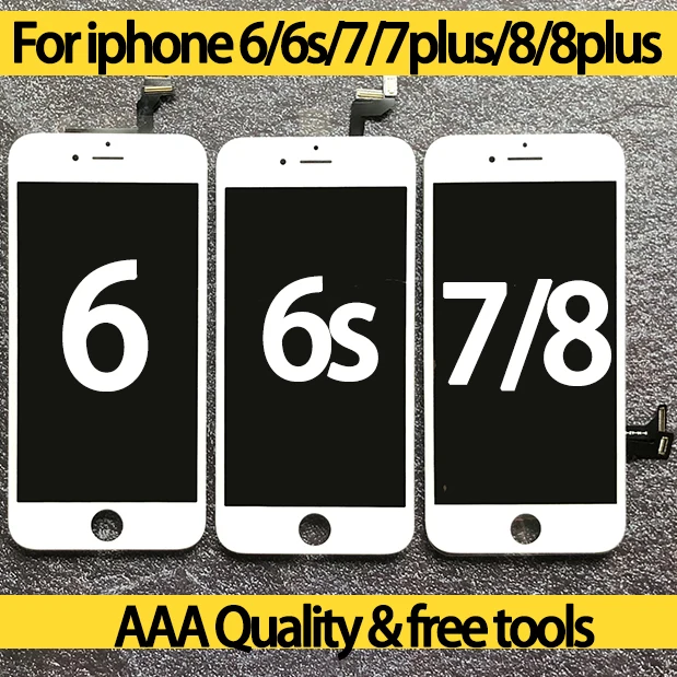 Display for Iphone 6s 7 8 plus LCD Touch Replacement Screen Digitizer Assembly