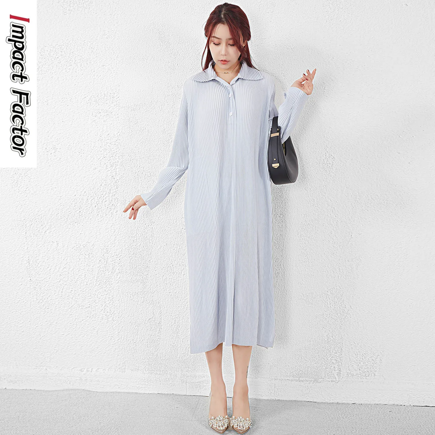 

Женская одежда Rinkled 2024 новый стиль, высокое качество, повседневный и универсальный воротник, большой размер, весна и осень