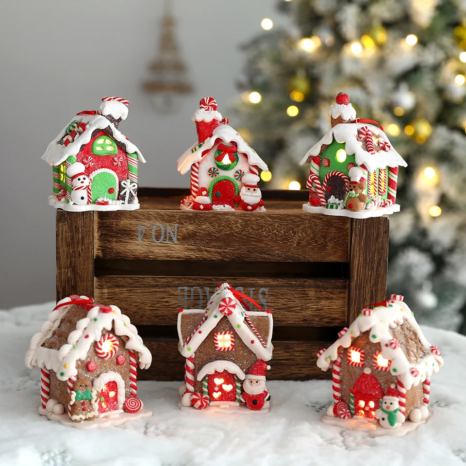 12 Ornamenti Pan Di Zenzero Per Albero Di Natale – Appendini In PVC Con Corda Dorata, 7x5,5 Cm - 3