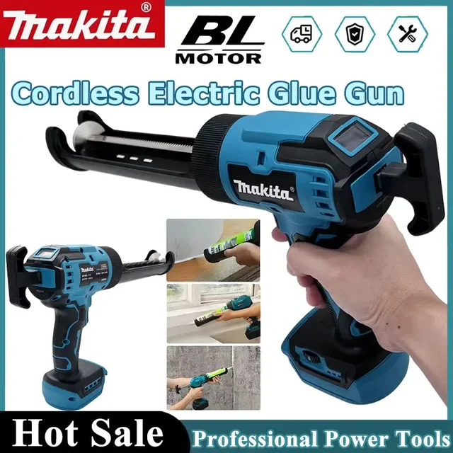 Makita pistolet à colle électrique sans fil pistolet de calfeutrage électrique multifonctionnel outil électrique de scellage de remplissage de colle Portable pour batterie 18V 1