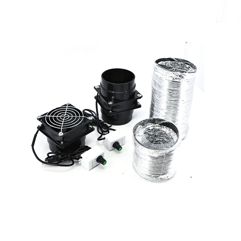 2types DC 5V USB Adjustable Speed Solder Smoke Absorber Fume Extractor Fan 1m 3m Pipe Duct Exhuast 1 2 way Ventilation Fan O21