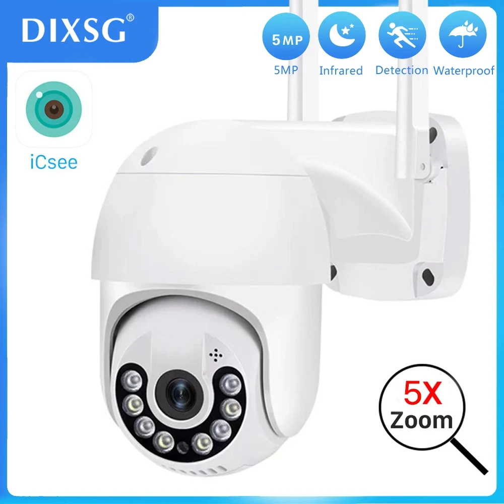 

8MP Wireless IP Camera Outdoor Security Wifi PTZ Camera 2MP 4MP HD Auto Tracking Video Surveillance CCTV Camera P2P iCsee APP