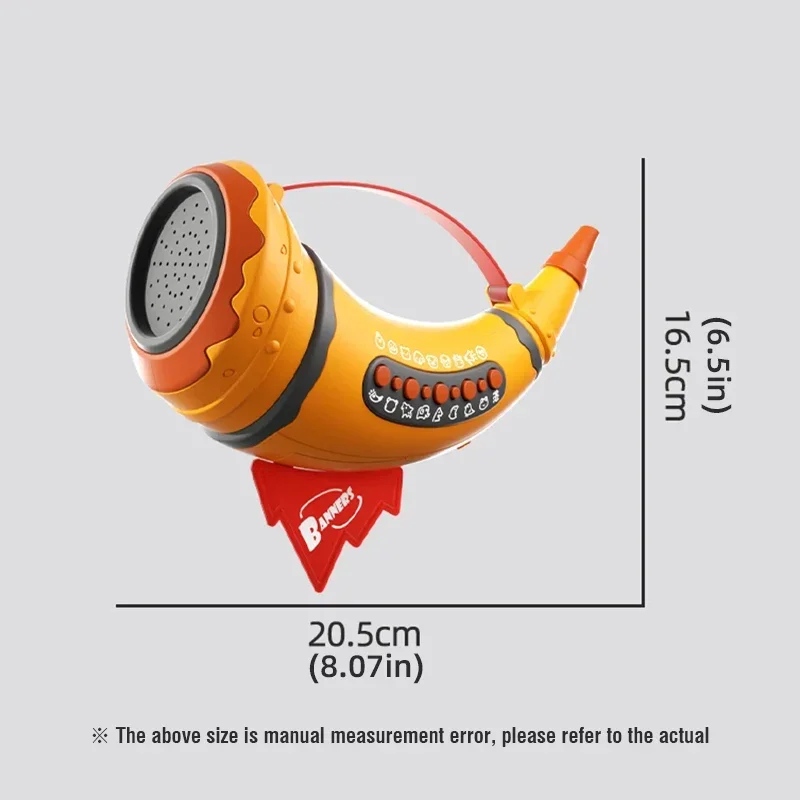 Animal Sound Horn Trumpet Sound Maker Children Toy Musical Instrument for Kids Early Educational Montessori Toys Kids Gift