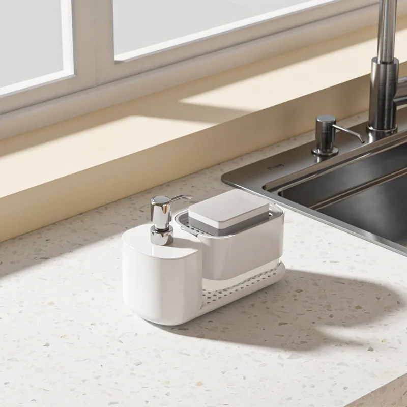 Kitchen Countertop Dish Soap Dispenser Box Wash Basin Hand Soap Dispenser Box Press Kitchen Storage Rack soap dispenser soap dispenser bottle soap liquid box foaming soap dispenser