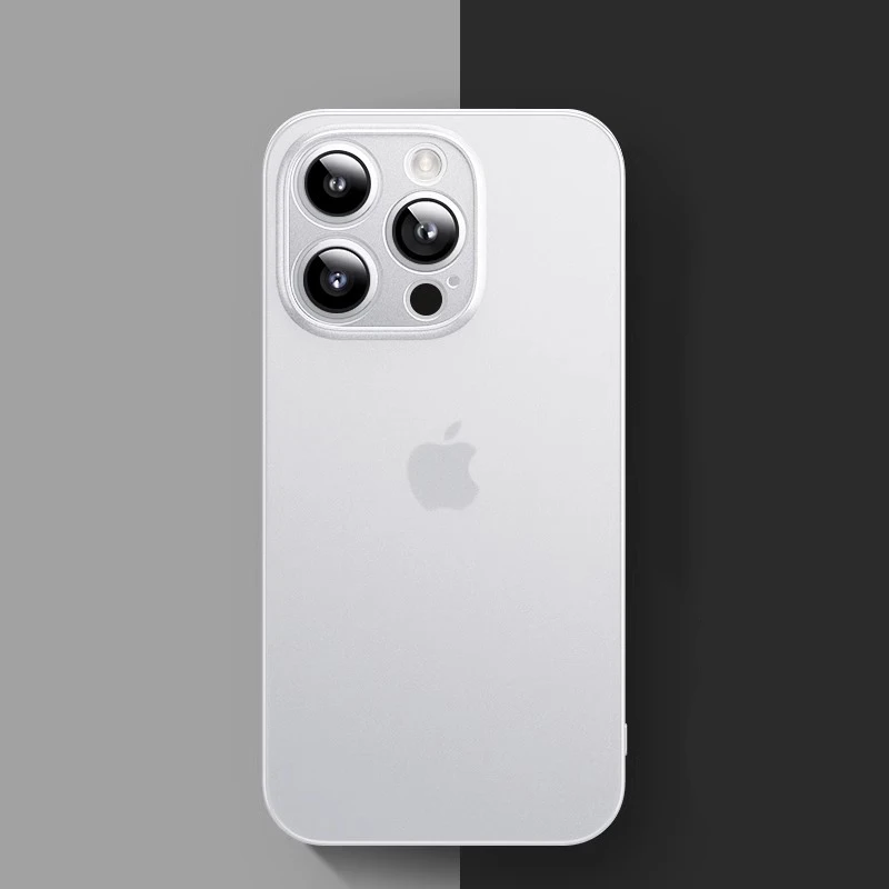 thumbnail image 1 of Luxury Ultra Thin 0.3mm Clear Matte PP Hard Case For Iphone 15 14 13 12 Mini 11 Pro Max Frosted Case For Iphone 14 15 Plus Coque, 1 of 5