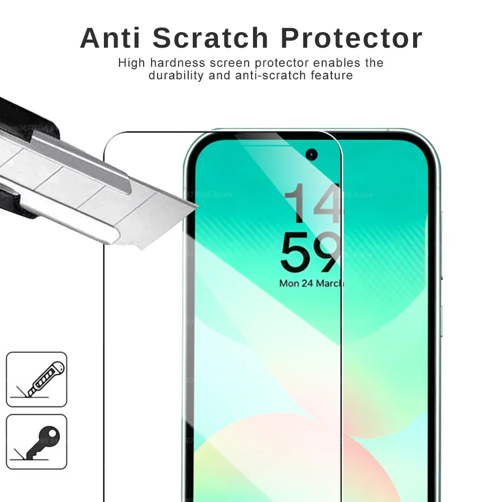 Full Cover HD Anti-Shock Tempered Glass Screen Protector (1-4 Pack)