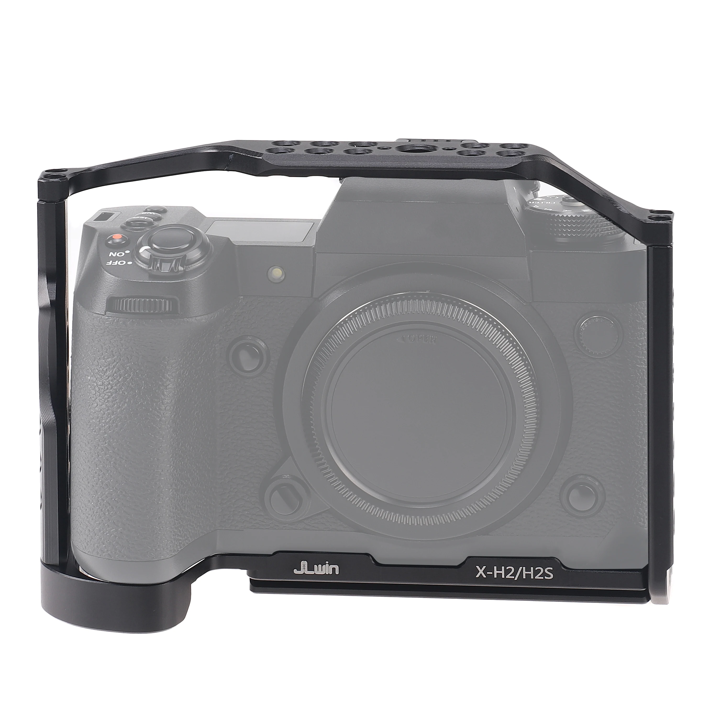 Kit Gabbia Per Fotocamera In Alluminio Per Fuji X-H2/X-H2S Cornice Di Espansione Per Fotografia Riprese Verticali Piastra A Forma Di L Accessori Per F
