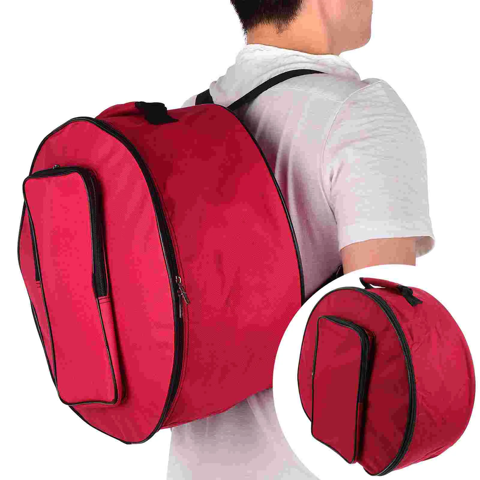 

13-14inch Drum Bag Portable Drum Bag Drum Case Black Container Lid Percussion Accessories Oxford Cloth Travel Bag Suitcase