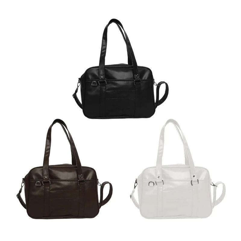 Large Capacity Shoulder Bag Crossbody Bags PU Leather Harajuku Handbag for Women