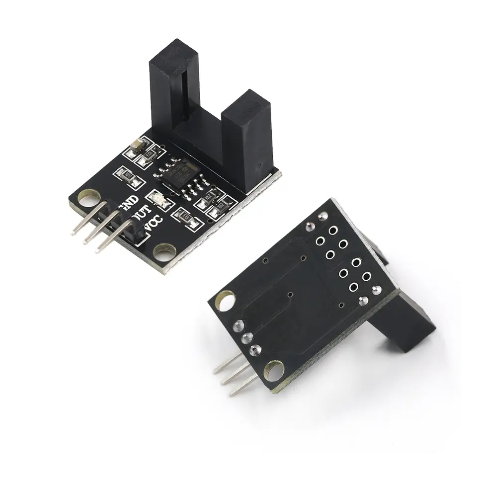 5pcs Beam photoelectric sensor Electric motor counter speed test module LM393 groove coupler module image 5