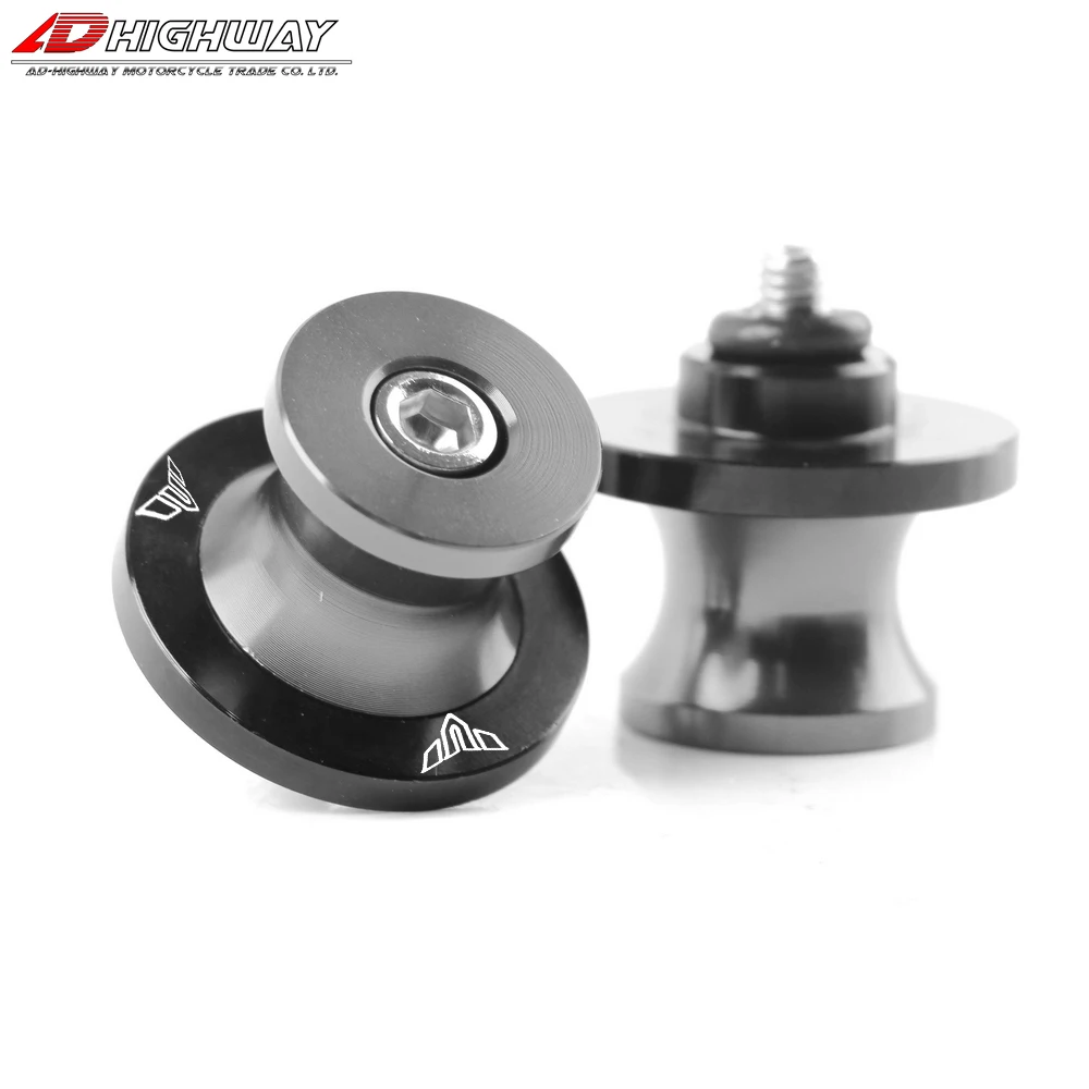 

6MM Stand Screws Motorcycle FOR YAMAHA MT09 MT-09 SP 2017-2021 2020 CNC Aluminum Swingarm Slider Spools MT 09 LOGO Accessories