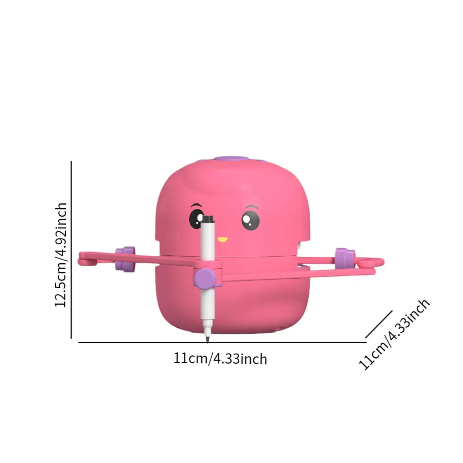 Kids Drawing Robot Cute Creative Preschool Game Portable Interactive Educational Learning Toy for Boys Girls Children Gift
