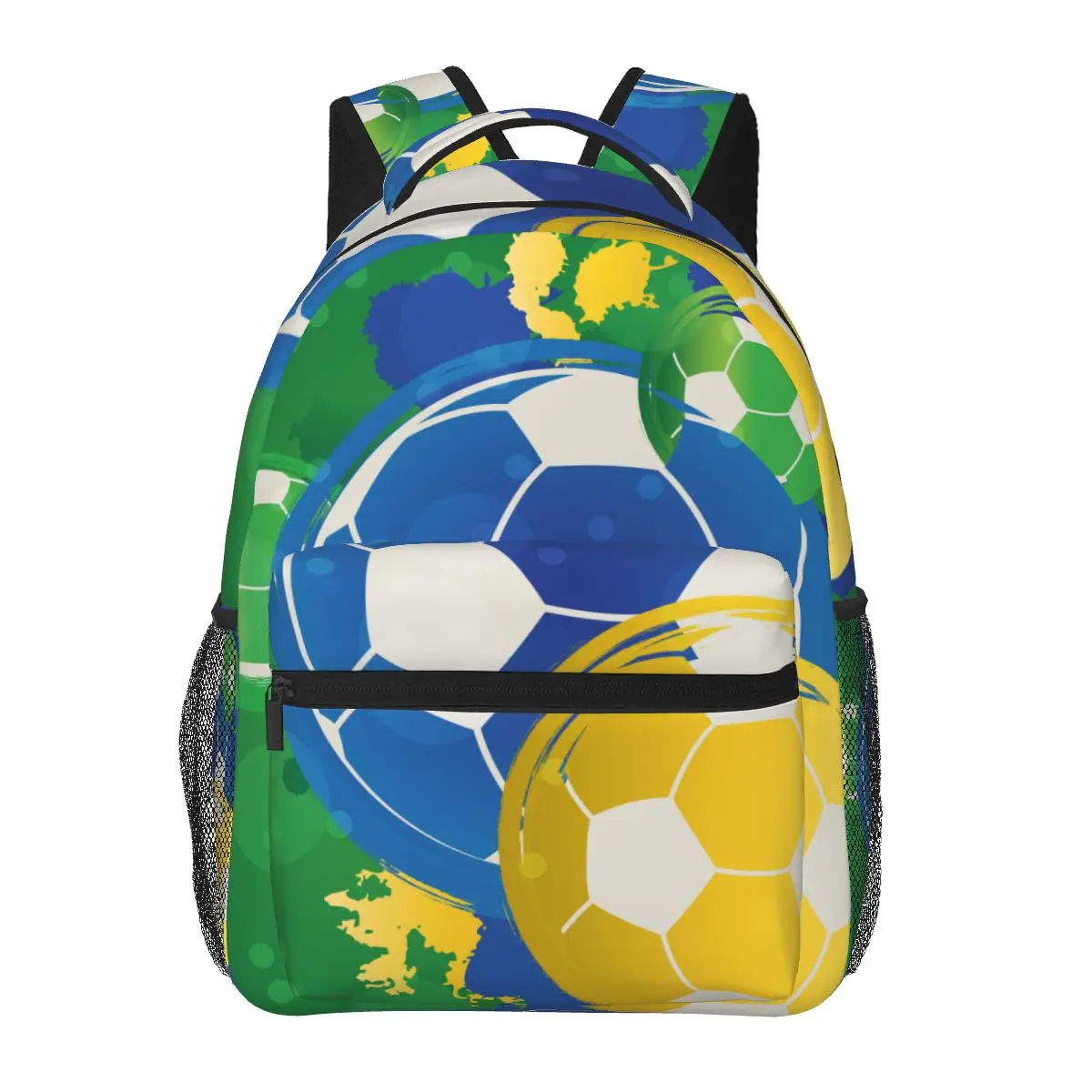 Men Woman Backpack Brazil Soccer Ball Schoolbag For Female Male 2022