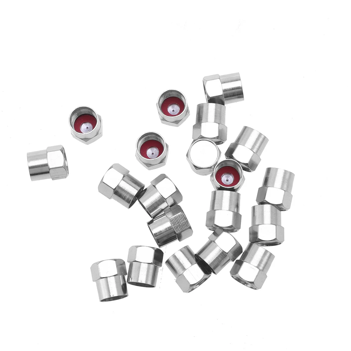 

Half Hexagon Car Tire Valve Stem Caps Universal Wheel Tyre Dust Air Caps Hat Dust Proof Cover Vehicle Car Auto Accessories