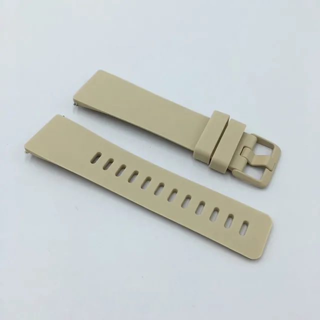 Silicone Band for Fitbit Versa 2 Strap Replacement Smart Watch Accessories for Fitbit Versa Lite Waterproof Bracelet Wristband Beige