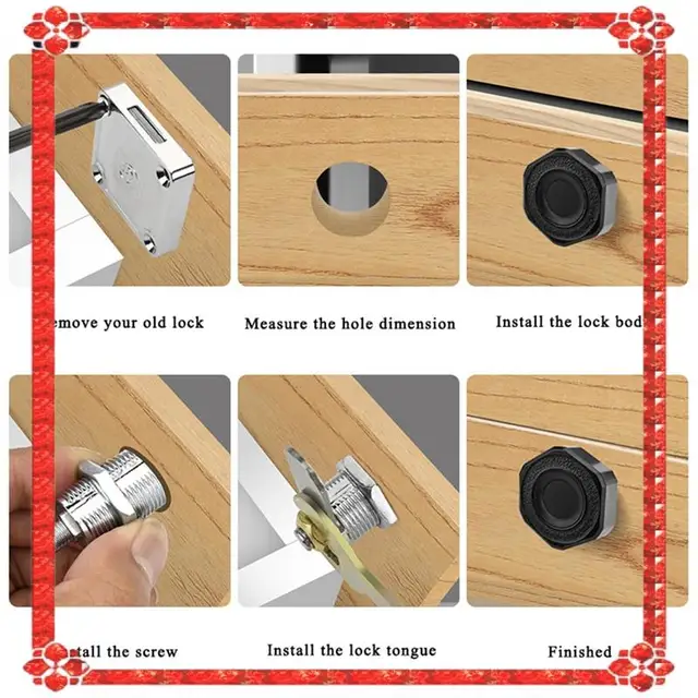 24-Hour Delivery Tuya Smartlife APP Remote Control Smart Fingerprint Cabinet Drawer Strongbox Mailbox Electric Lock 3
