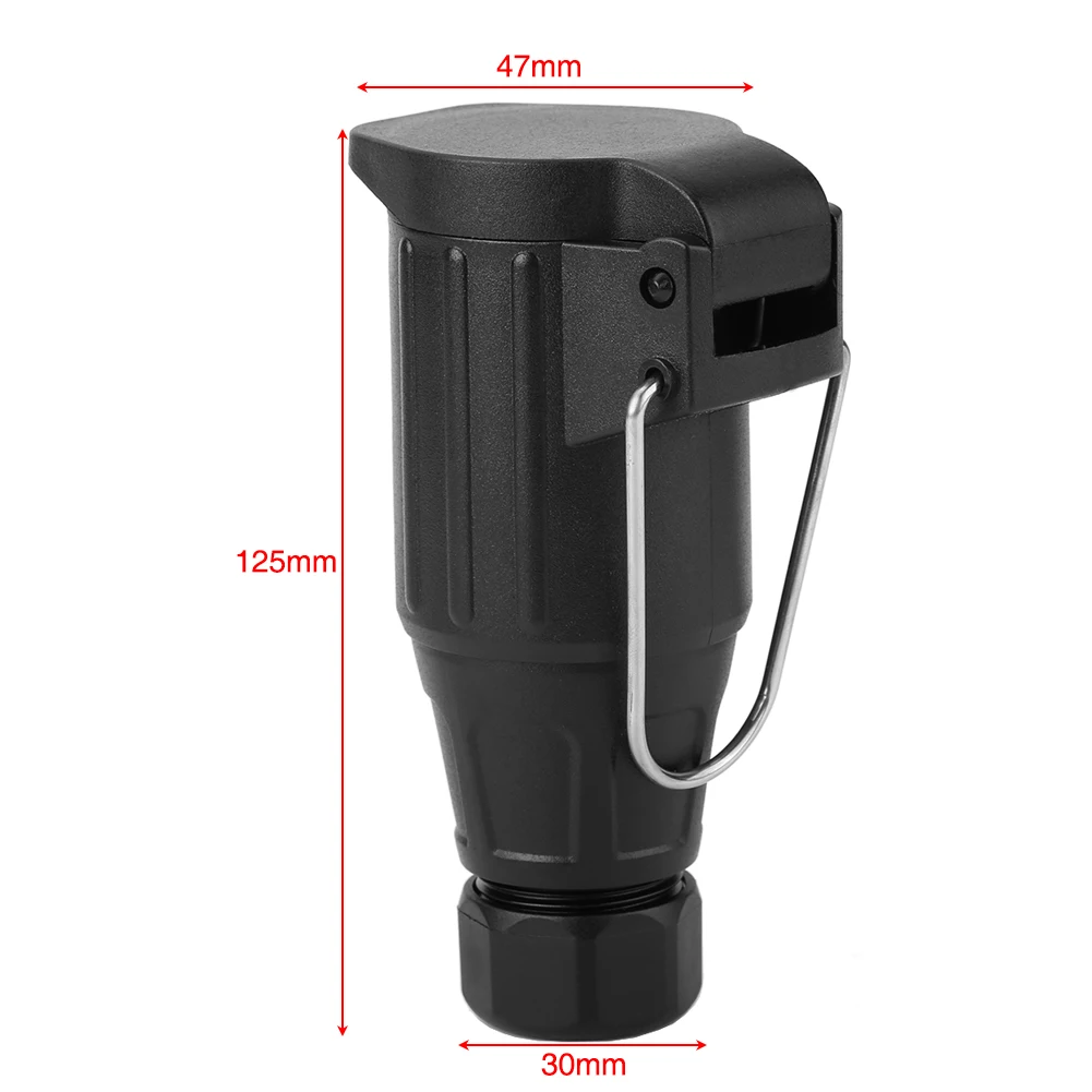 Trailer Plug Adapter Trailer Plug Connector 12V 13 Pin Plastic Trailer Plug Socket Wiring Connector Adapter for Caravan Towbar Towing trailer plug adapter trailer socket trailer plug socket trailer plug towing adapter towing adaptor