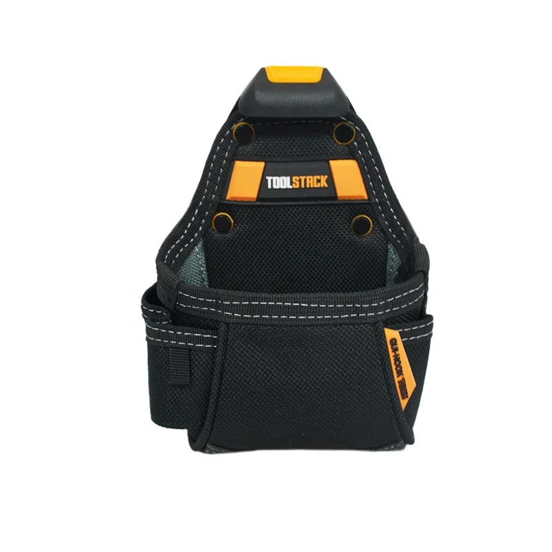 Compact Durable Oxford Tool Bag with Quick-Hook Storage Pouch for Carpenters