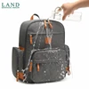 LAND Mommy Diaper Bags Baby Large Capacity Travel Nappy  Backpacks Mat Convenient Nursing insulation Bags for Mom Daddy MPB14 5