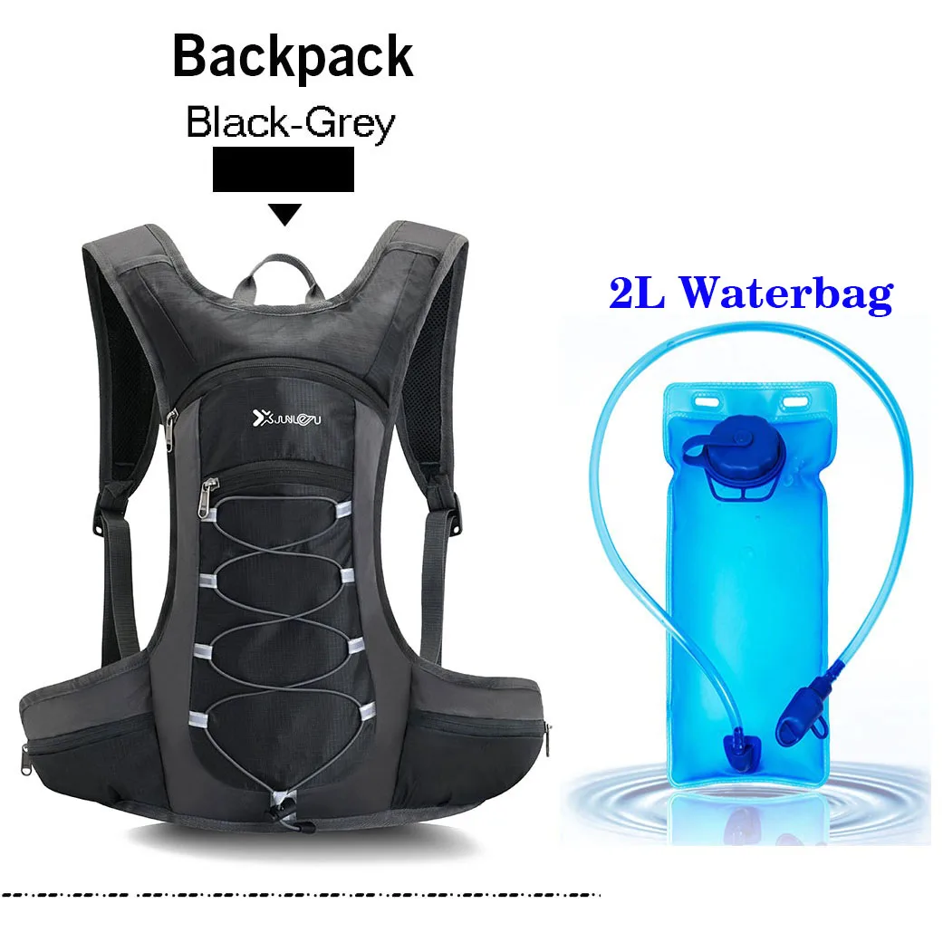 New Style Cycling Shoulders Bag Waterbag Set Travel Sports Water Bladder backpack 2L Inner Hydration Rucksack Water Bag Knapsack 4