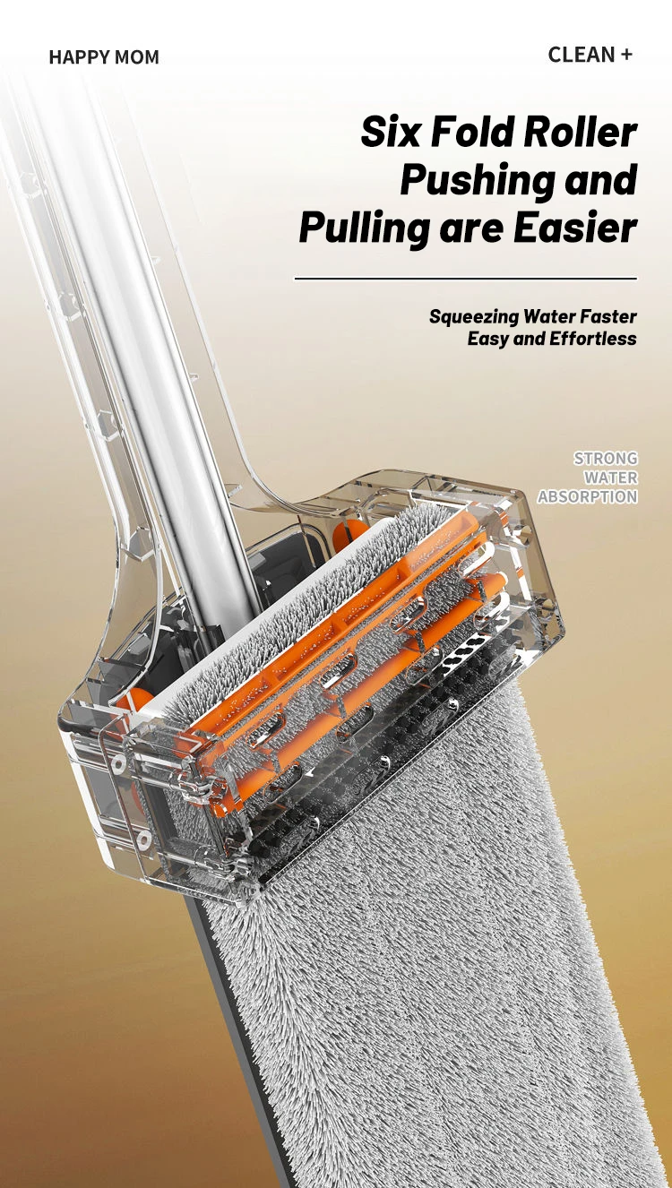 Hands Free Folding Bucket Mop Set