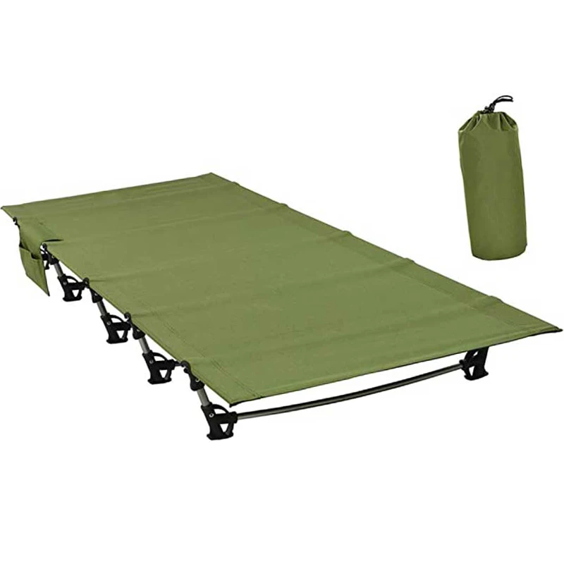 

Aluminium camp bed foldable portable folding bed outdoor camping cot wholesale