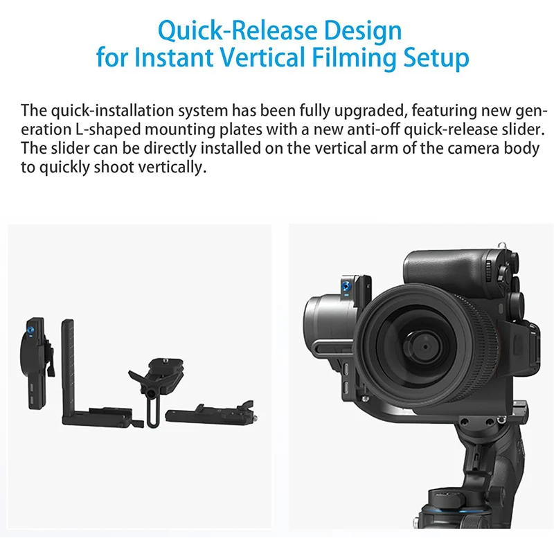 Camera Gimbal Stabilizer FeiyuTech SCORP 2 Camera Gimbal Stabilizer Built-in AI Tracker Upgrade Joystick Touch Screen For Mirrorless DSLR Camera