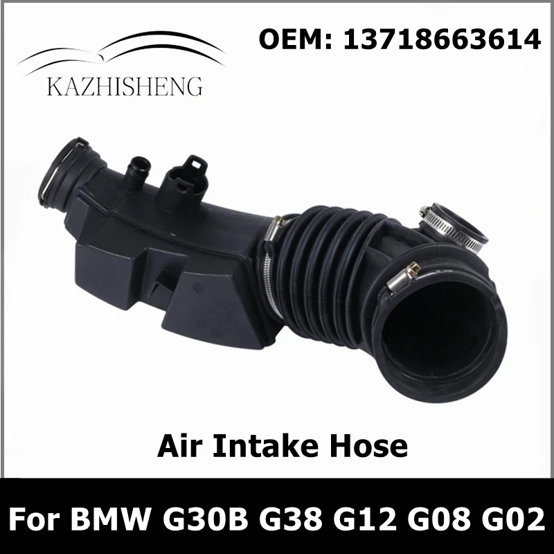 

Воздухозаборный шланг для корпуса воздушного фильтра для BMW 5 7 серии G30B MwG38 G12 X3 GO8 G02 13718663614 Воздушная трубка