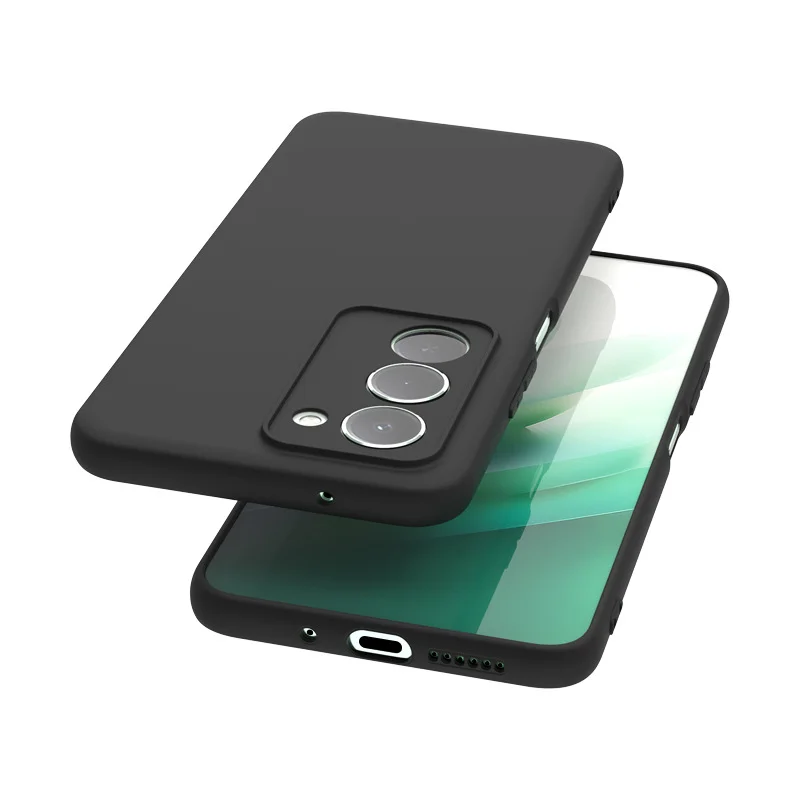 Black TPU Soft Slim Matte Silicone Case - Bumper Back Cover