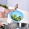Rice Sieve Plastic Colander Kitchen Drain Basket with Handles Rice Bowl Strainer Strainer Basket Sink Drain Kitchen Tools 5