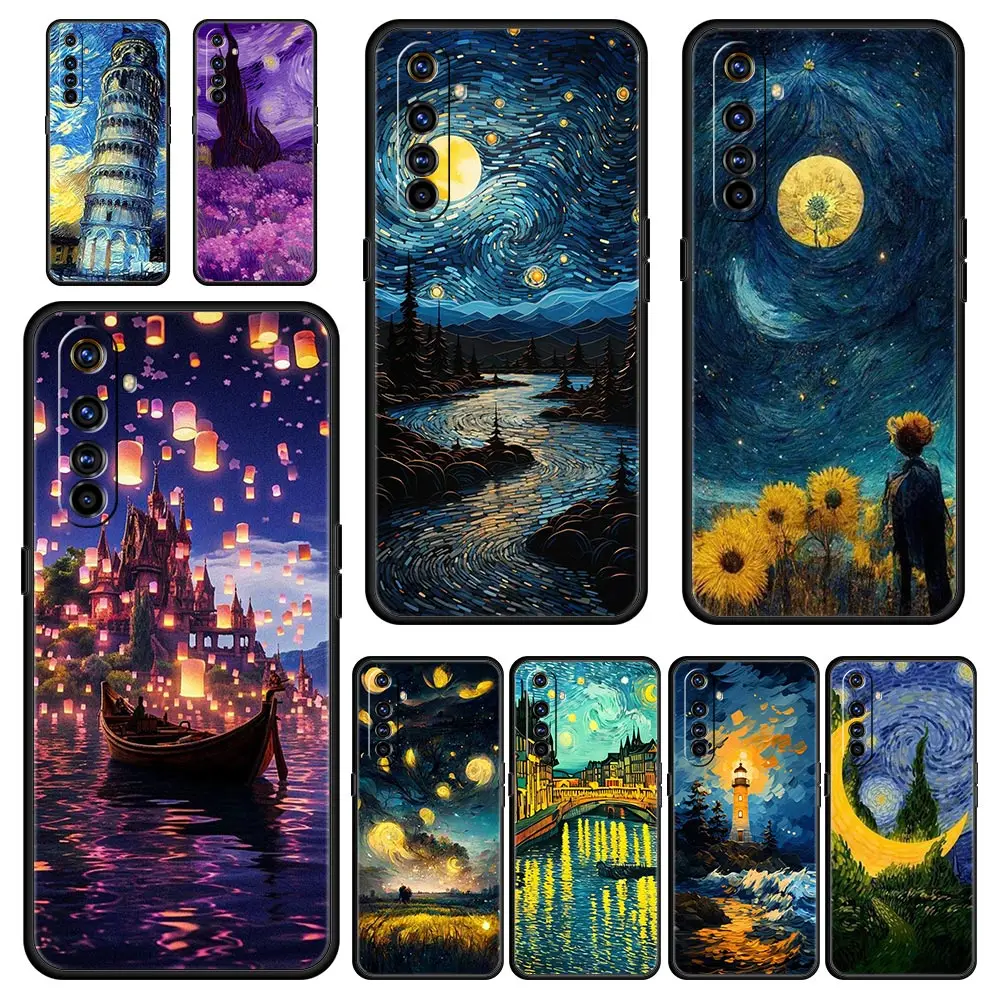 Starry Night Van Gogh Artistic Phone Case Cover