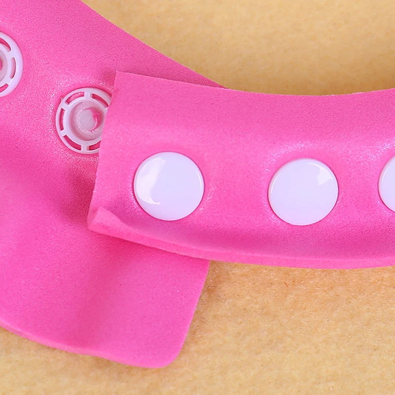 Baby Shower Soft Cap Waterproof Belt Adjustable Shampoo Cap Bath Protective Air Multi-Purpose Suitable Hood hair wash hat shampoo shower cap hair wash shield bath tool