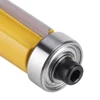 Flush Trim Router Bit with Top and Bottom Bearing 1‑1/2inch H * 1/4inch Shank Woodworking Tool Router Bit Straight Router Bit 5