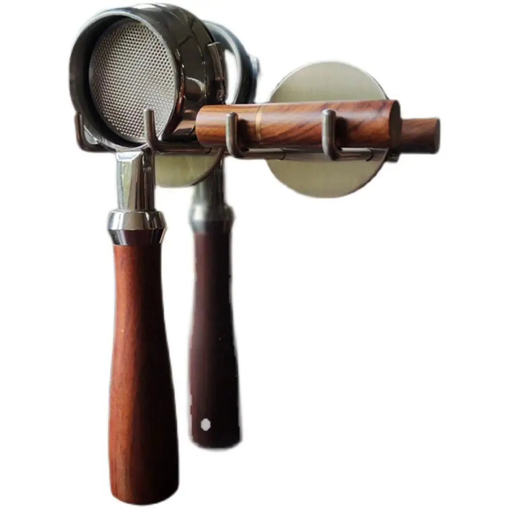 51/53/54/58mm Coffee Rack Bottomless Portafilter Wall Stainless Steel Coffee Bottom Filter Holder Espresso Machine Handle