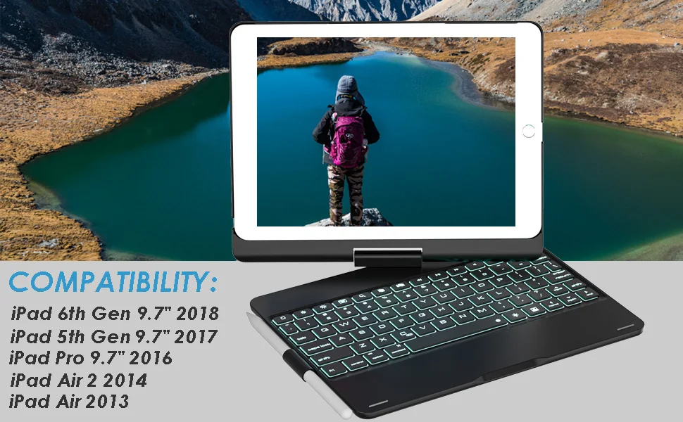 5th 6th gen 2018 pro 9.7 teclado