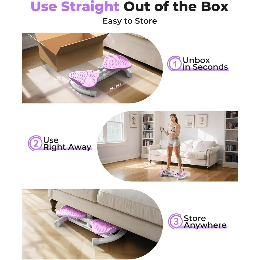 Waist Twister Machine, Noiseless Ab Twister Board for Core Strength, Slim Waist and Toned Abs, Waist Twisting Machine for Home G