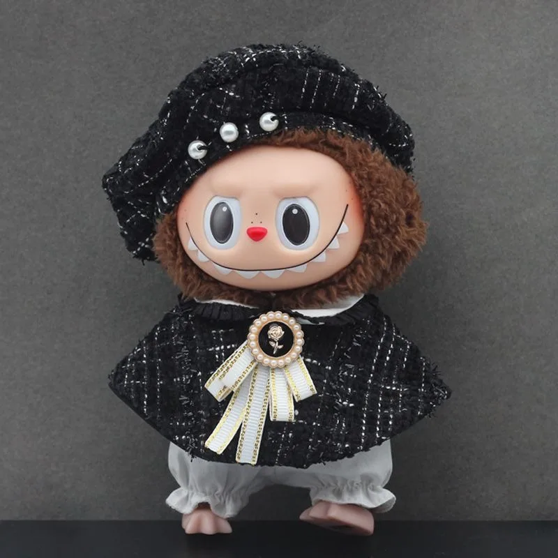 Labubu Sit and Party Series Doll Outfit - Classic Dress Set for Kids (No Doll Included)