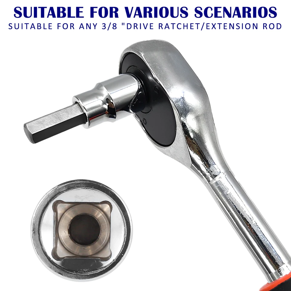 Set Di Bussole Per Punte Esagonali Da 9 Pezzi Robuste Prese - Foto 12